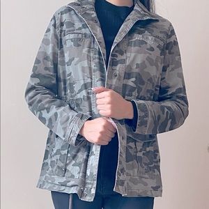 Army Print Light Jacket